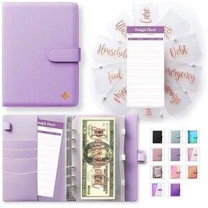 Purple Budget Planner Binder